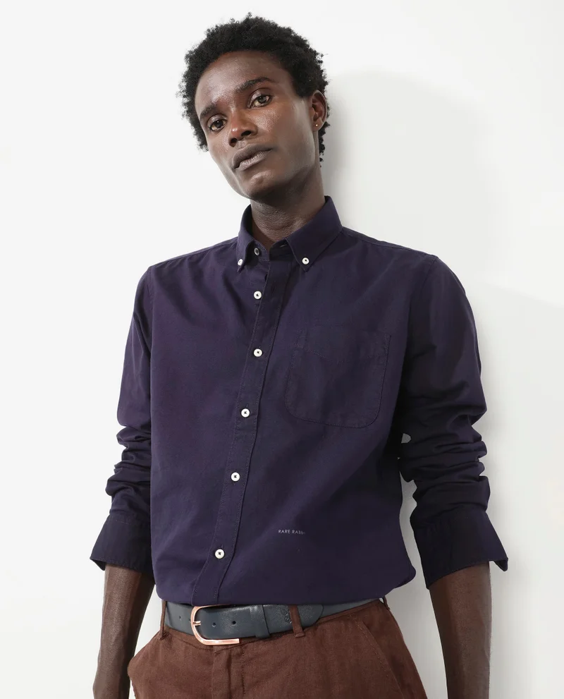 Rare Rabbit Men's Button Down Oxford Shirt