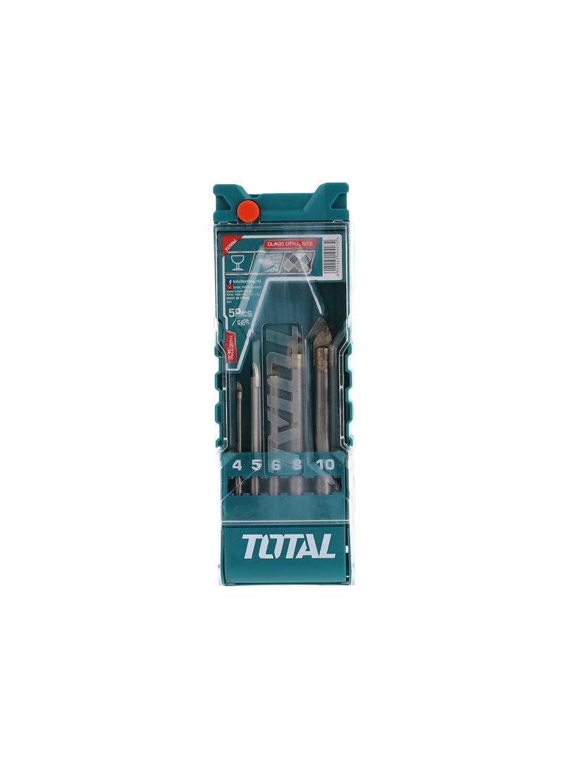 TOTAL Glass Drill Bits 5 pcs - Image 1