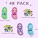 48Pcs Valentines Day Cards for KidsValentines Gifts for Kids Valentine Cards with Shoe Charms Bulk Funny Valentine Exchange Card for Boys Girls Toddler Class Classroom Gift Party Favors - Image 4