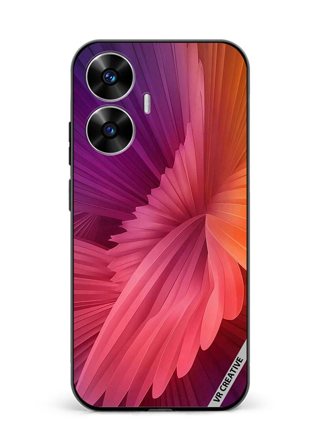 VR CREATIVE Protective Case Cover For Realme C55 Flower Design Multicolour - Image 1