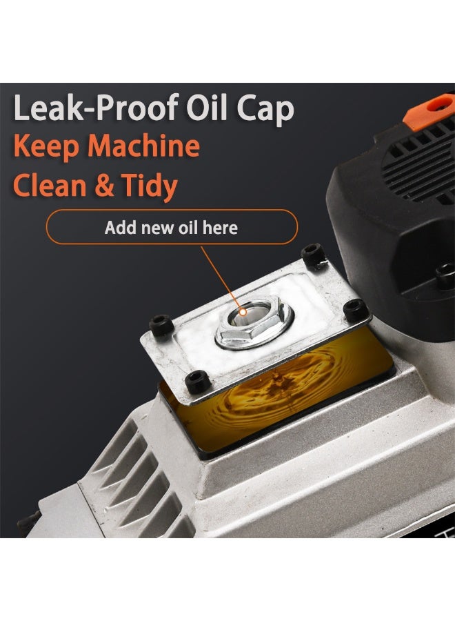 جيرزون مطرقة هدم جير زون، مطرقة هدم متينة، 3800 واط، 1400 دورة في الدقيقة، كسارة خرسانة، إزميلان مع قفازات ومقبض أمامي دوار 360 درجة مئوية لحفر الخنادق وتكسير الثقوب. - Image 4