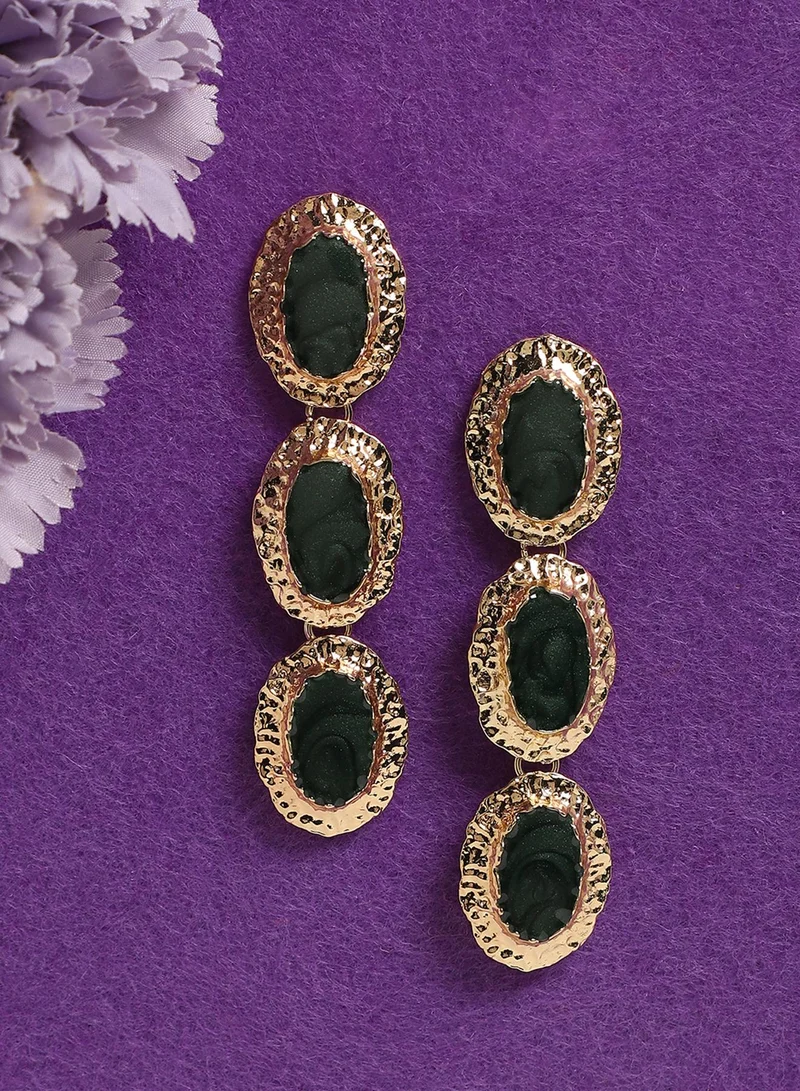 SOHI Radiant Dangles Statement Artificial Earring Jewellery