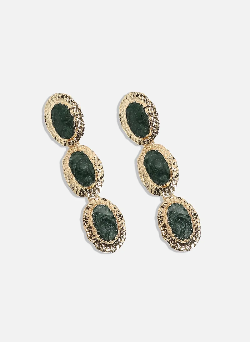 SOHI Radiant Dangles Statement Artificial Earring Jewellery