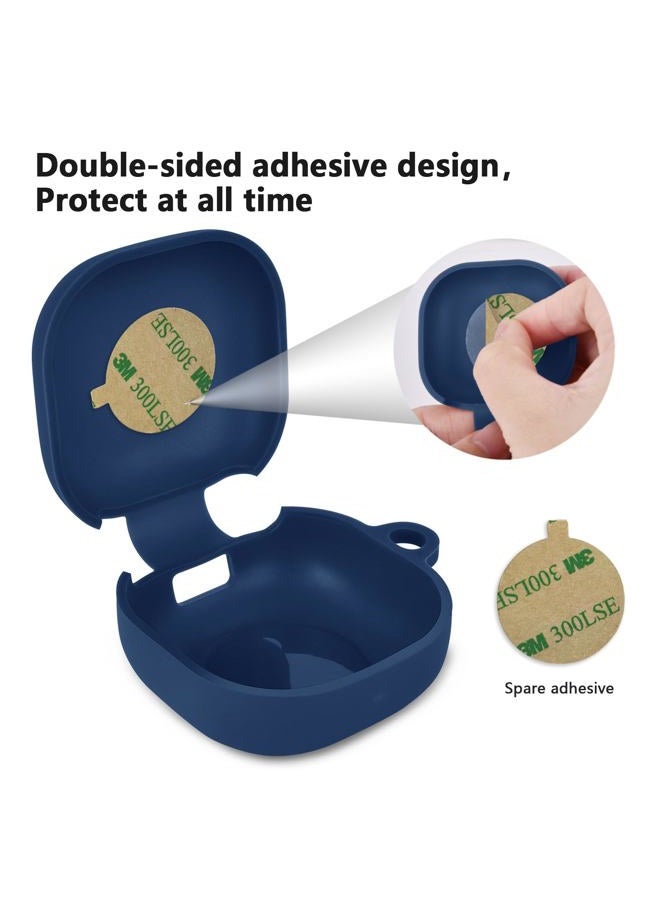 AIRSPO Silicone Case Compatible for Samsung Galaxy Buds 2 Pro/Galaxy Buds2/ Galaxy Buds Pro/Galaxy Buds Pro 2/ Galaxy Buds Live/Galaxy Buds FE Cases (Dark Blue) - Image 5
