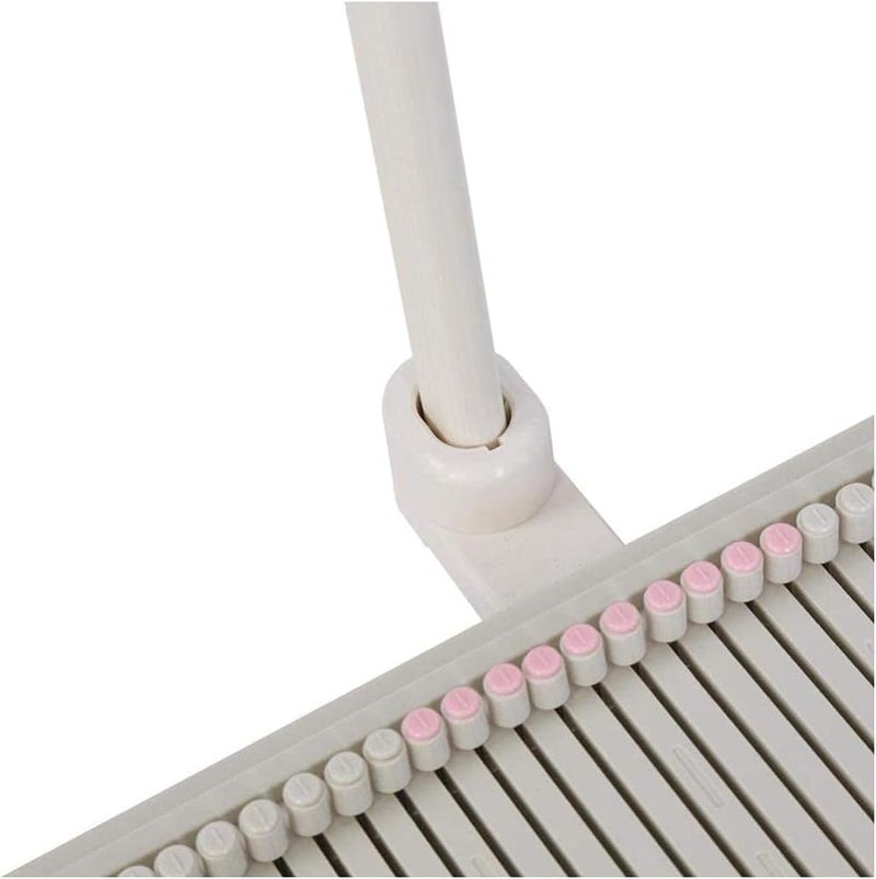 Focket Knitting Machine LK150 65mm Mid Gauge 150 Stitches Portable Plastic Domestic Smart Weaving Set with Accessories for Sock Hat Scarf Hand Sweater Knitting Machine Kit for Kids - Image 5