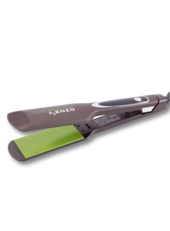 ENZO Professional مكواة شعر سيراميك احترافية ENZO EN-3991L – درجة حرارة قابلة للتعديل، تسخين سريع، وإصدار دولي بزاوية 360 درجة - Image 3