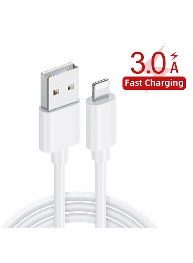 بيوينتي LZ-023 18W QC 3.0 USB Portable Travel Charger + 3A USB to 8 Pin Data Cable, EU Plug(Black) - Image 3