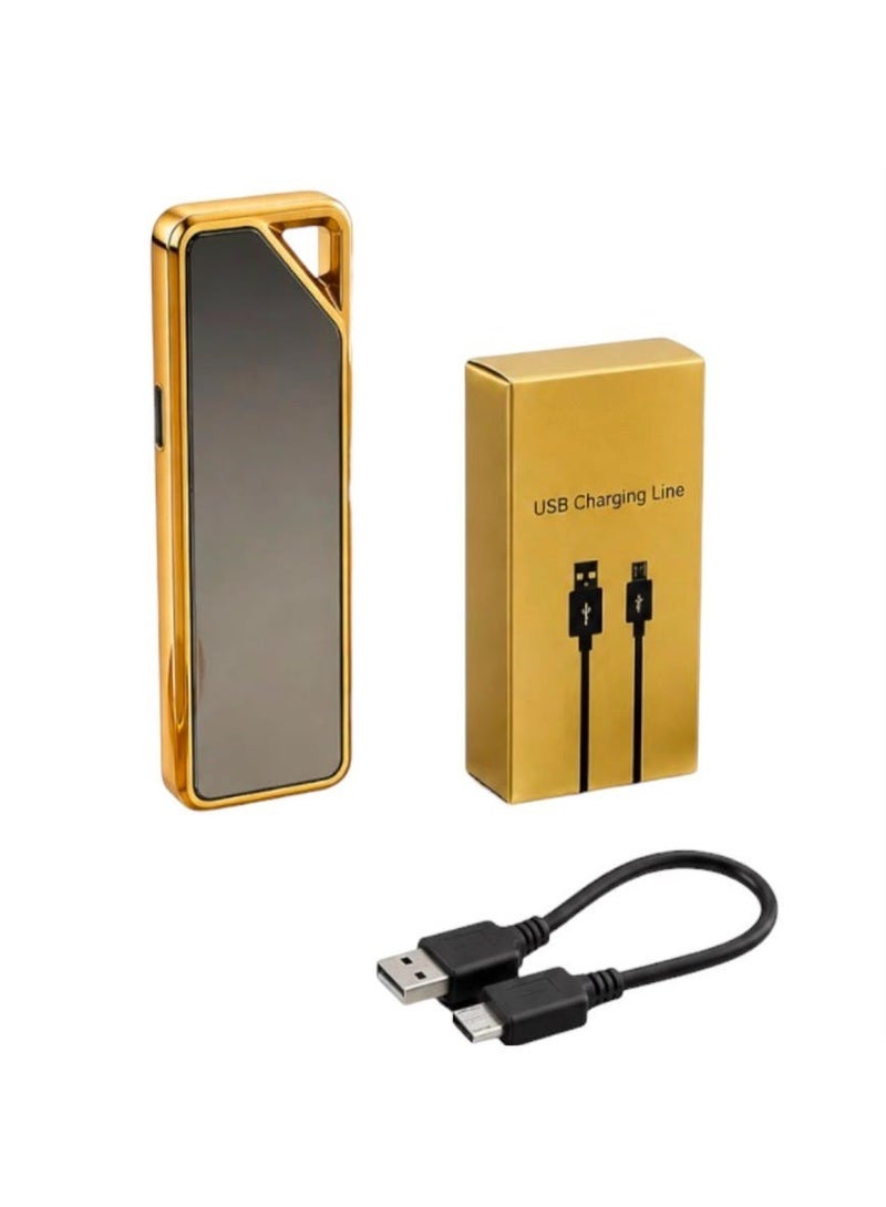 USB Windproof Flameless Electric Lighter, Multicolor – Rechargeable Slim Design - Image 2