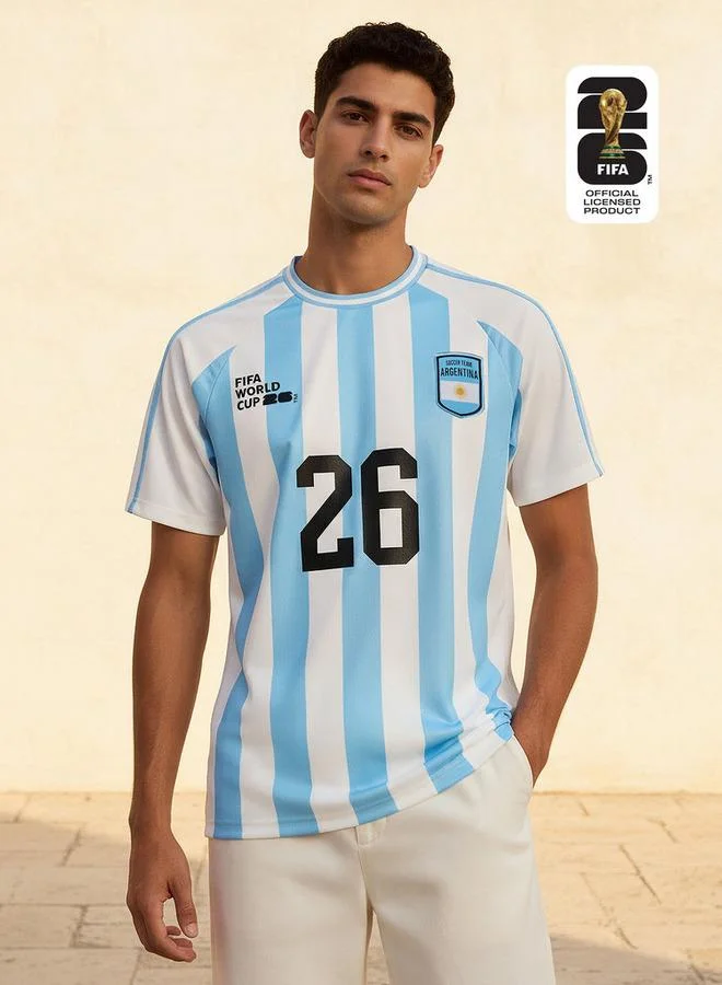 سبلاش اكتف Men FIFA 26 Argentina Print T shirt