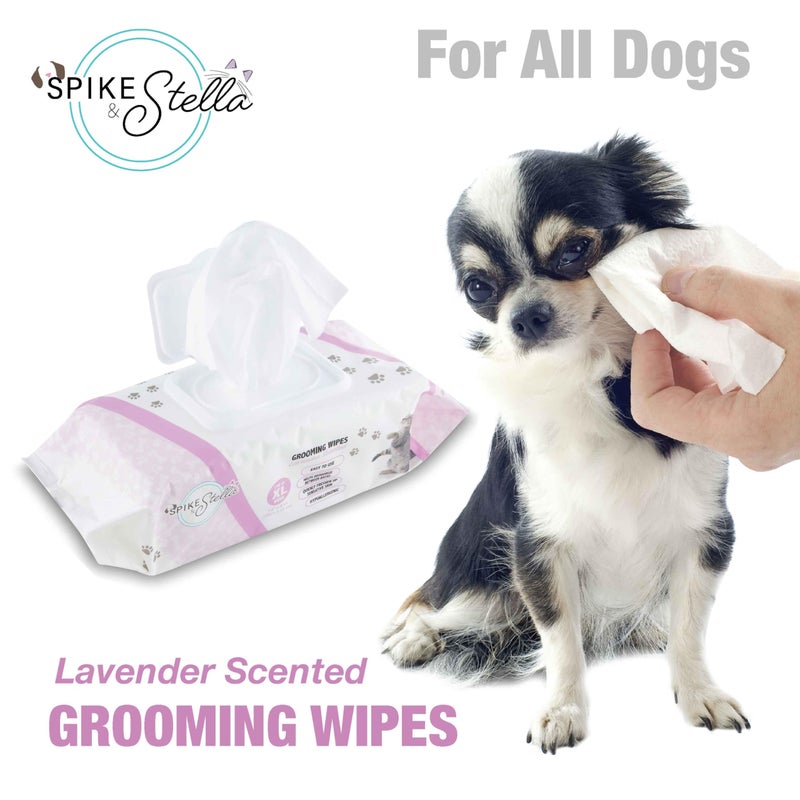 Cudlie 110 Pack Pet Grooming Wipes - Large & Extra-Large Sizes - Lavender, Aloe, & Unscented Variations - Hypoallergenic & Extra Durable - Perfect for Dogs & Cats, 8.6"x7.8" - Image 3