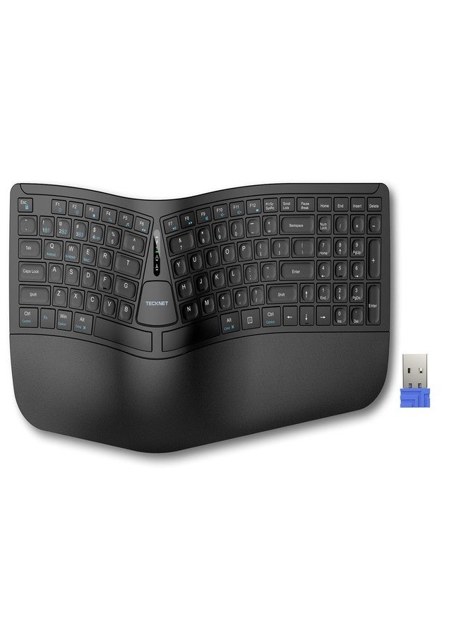 TECKNET Ergonomic Keyboard, Rechargeable - Image 1