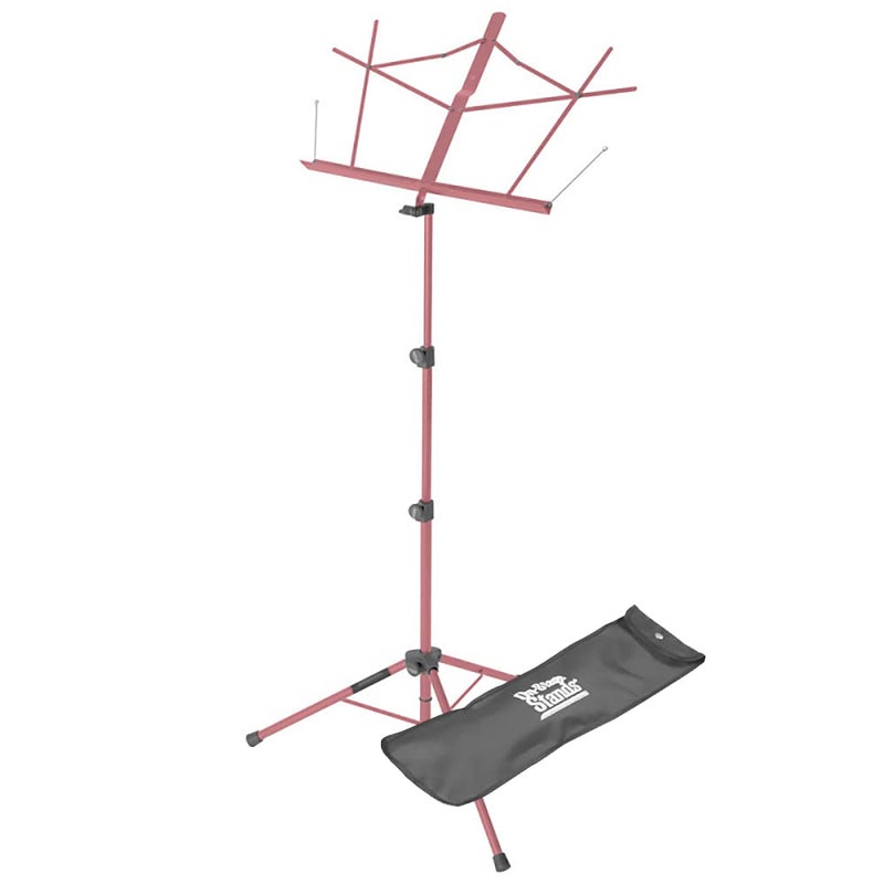 OnStage On-Stage SM7122PKB Compact Folding Sheet Music Stand with Bag, Pink - Image 5