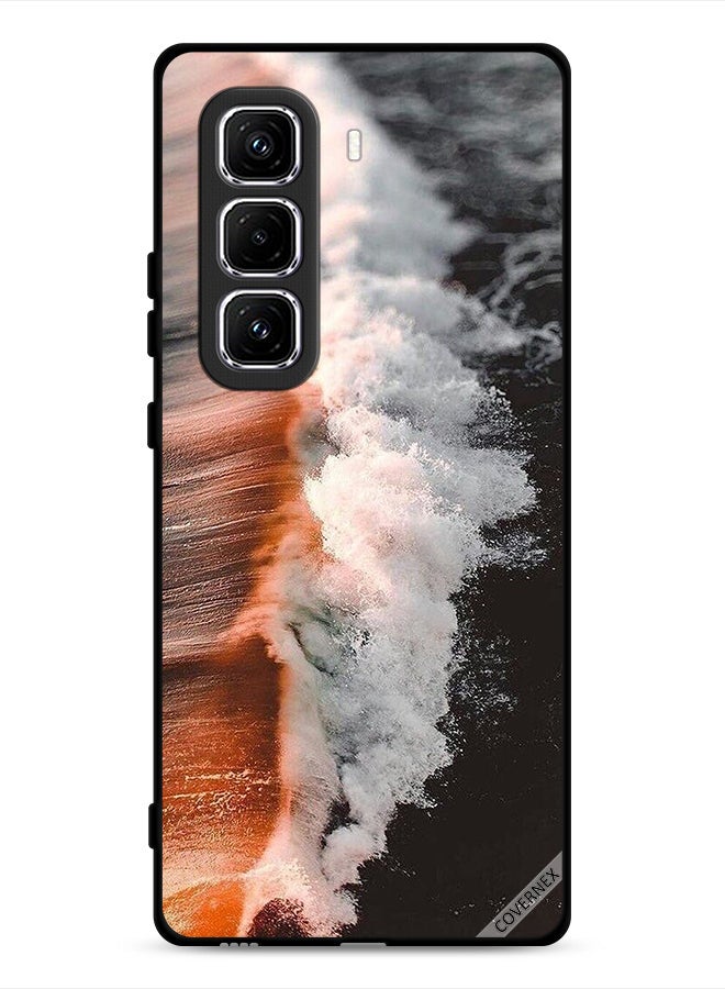 Covernex Infinix Hot 50 Pro 4G Protective Case Cover Sea Water Wave - Image 1