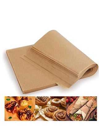 Unbleached Parchment Paper Baking Liners Sheets, 100 Pcs Precut 10x14 Inches Non-stick Wax for Cook, Grill, Steam, Pans, Air Fryers, Hamburger Patty (Brown) - pzsku/Z25D5FF9D316801E913CEZ/45/_/1709272024/3ac9566b-17c5-4de5-82b3-a37a699a6a51