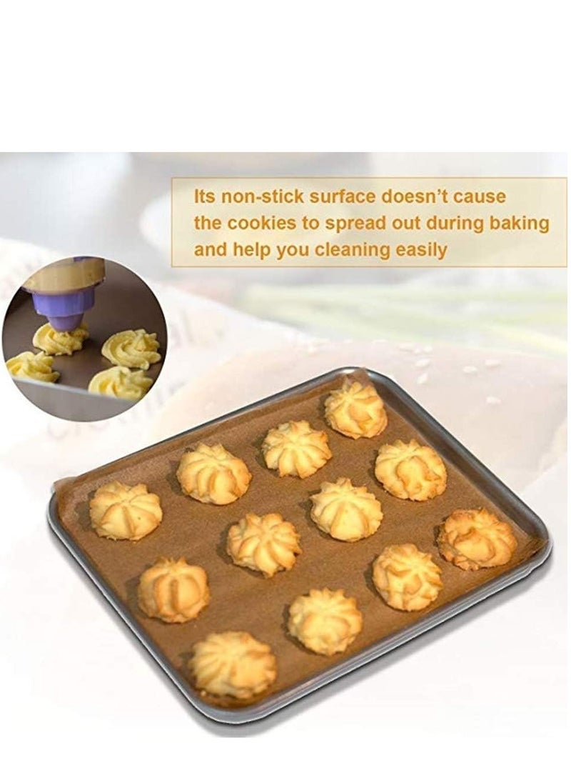 Unbleached Parchment Paper Baking Liners Sheets, 100 Pcs Precut 10x14 Inches Non-stick Wax for Cook, Grill, Steam, Pans, Air Fryers, Hamburger Patty (Brown)