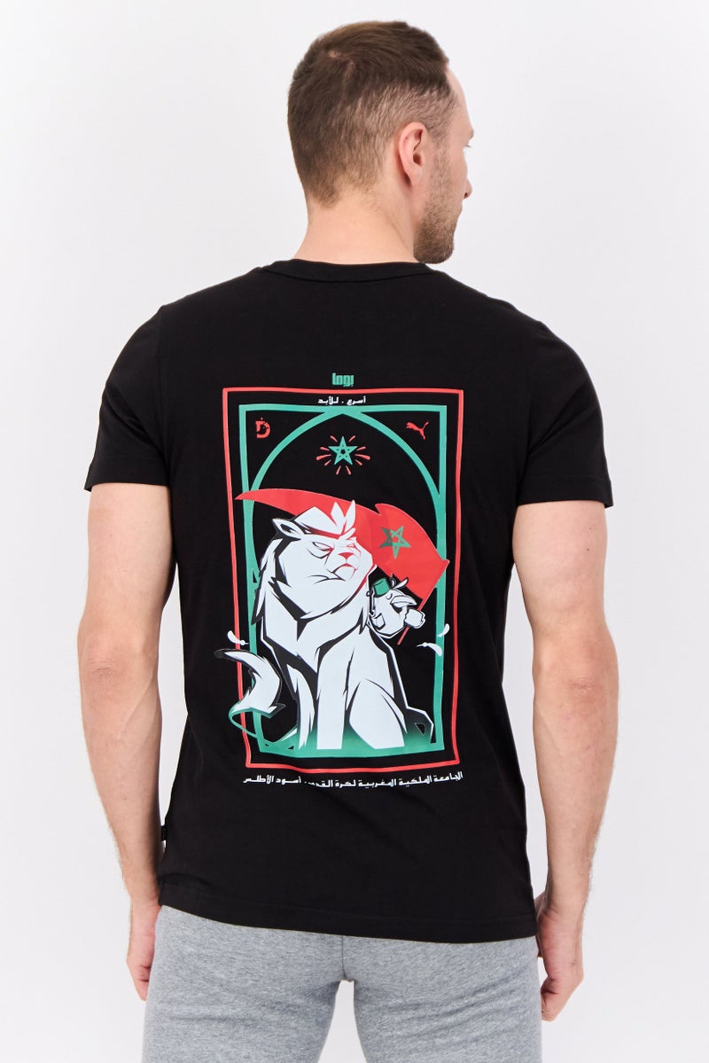 PUMA Men Sportswear Fit Short Sleeve Outdoor T-Shirt, Black - Image 3