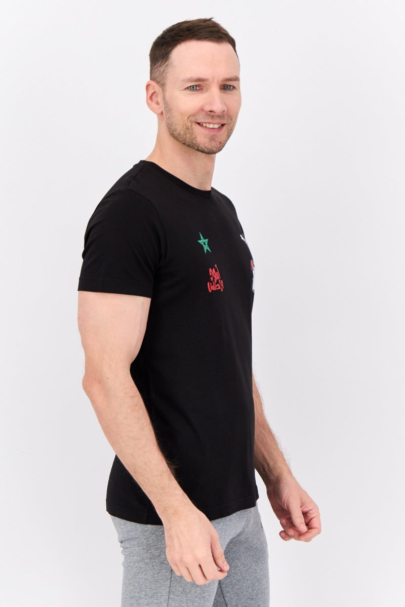 PUMA Men Sportswear Fit Short Sleeve Outdoor T-Shirt, Black - Image 2