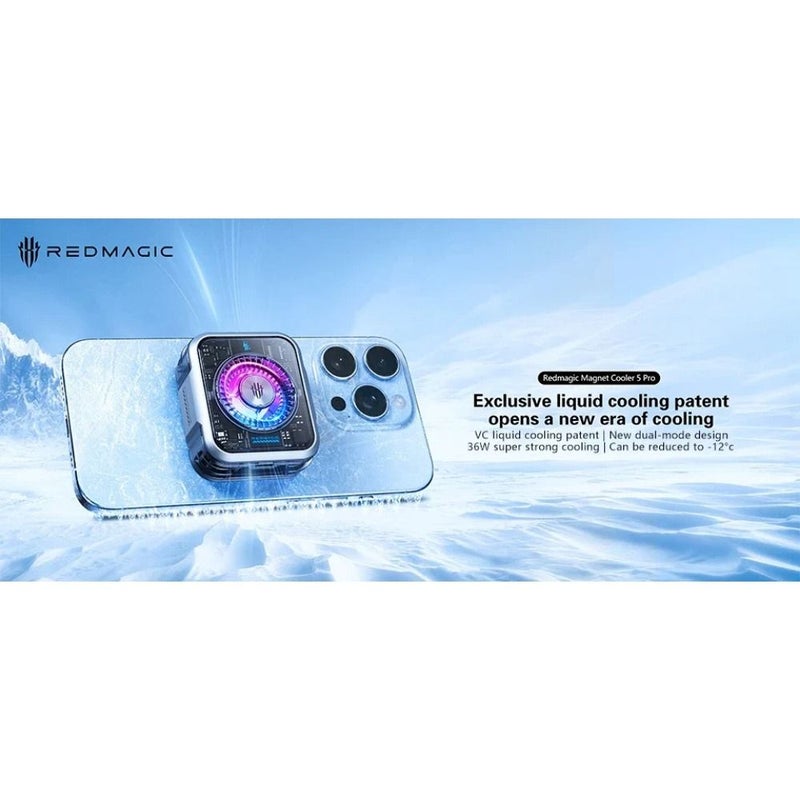 نوبيا ملحقات ألعاب Nubia RedMagic Cooler 5 Pro 36W - وردي - Image 2