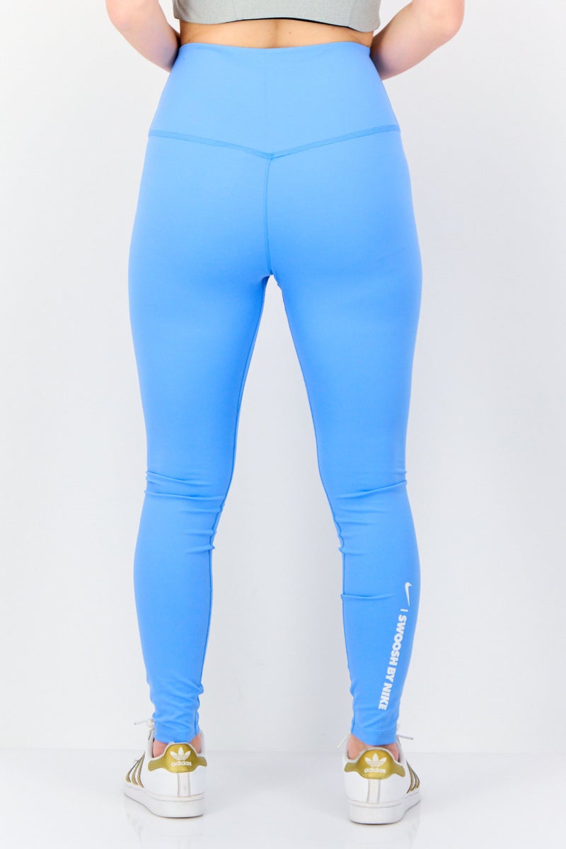 Nike Women Tight Fit Training Leggings, Light Blue  - Image 3