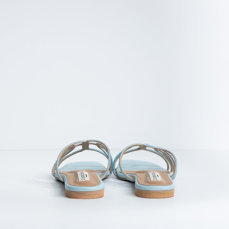 Crystalicious Zeel Handcrafted Women Flat Sandal For Casual Or Formal Outfits, Cruelty-Free - Image 5