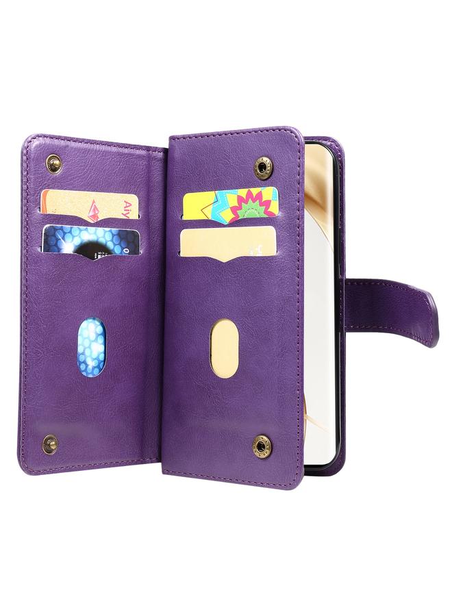 S-TOP Case For Honor 200 Pro Multi-Function Wallet 10 Card Slots Leather Phone Case - Image 5