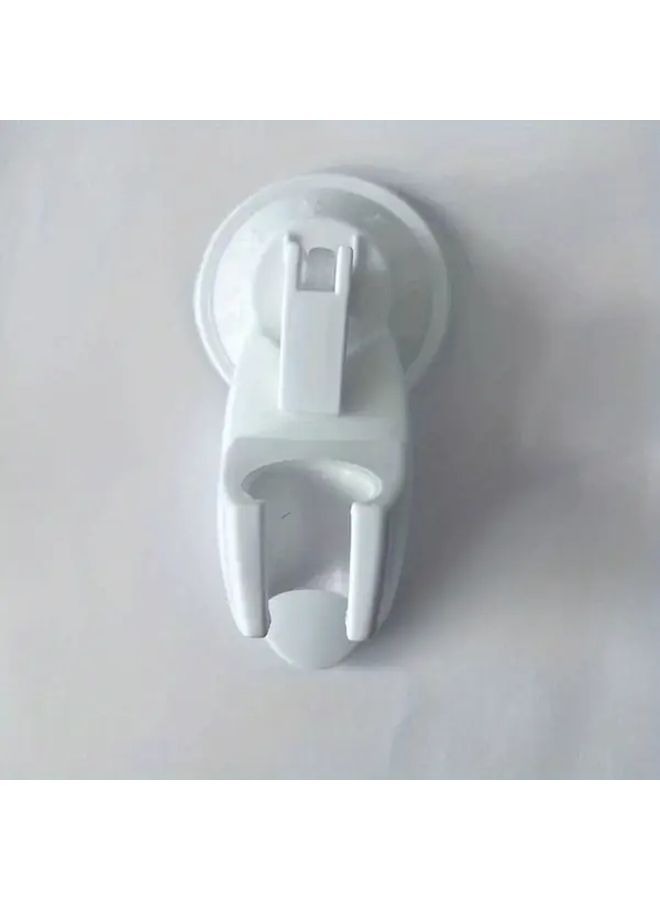Adjustable Plastic Shower Head Holder with Strong Vacuum Suction Cup No Drill Wall Mount Bracket Blue - Image 4
