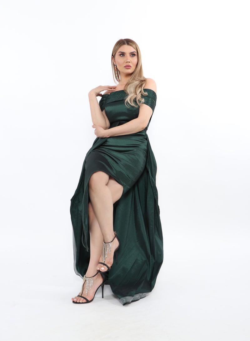 MyesuQ Luxurious Shantung Dress - Image 2