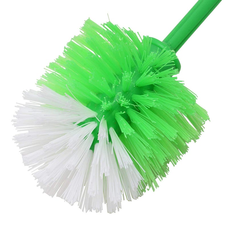 AIR O MATIC AIR O Matic Plastic Round Toilet Brush (Pack of 2Multicolour) Bristles for Effective Cleaning  - Image 3