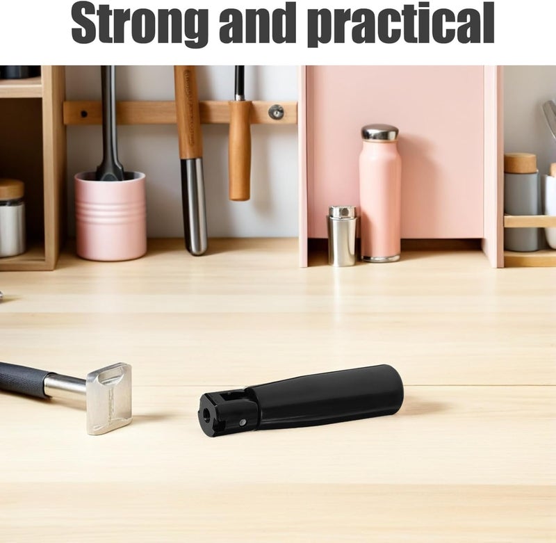 2Pcs Folding Crank Handle Revolving Grip Black Foldable Machine Crank Handles 20X63Mm M6 Thread for Machinery and Woodworking Tools - Image 5