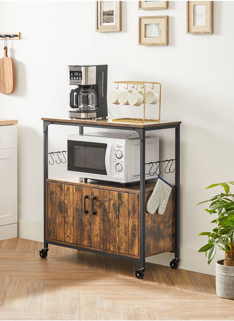 Baytonia - Baytonia Carine Simple Sideboard With Wheels - Image 1