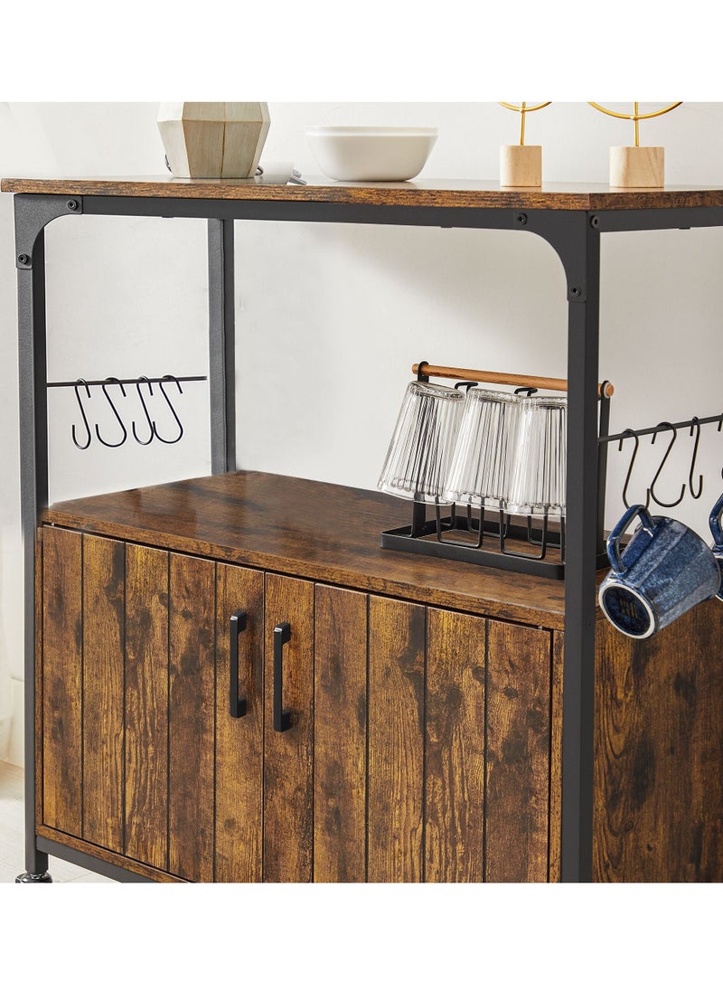 Baytonia - Baytonia Carine Simple Sideboard With Wheels - Image 1