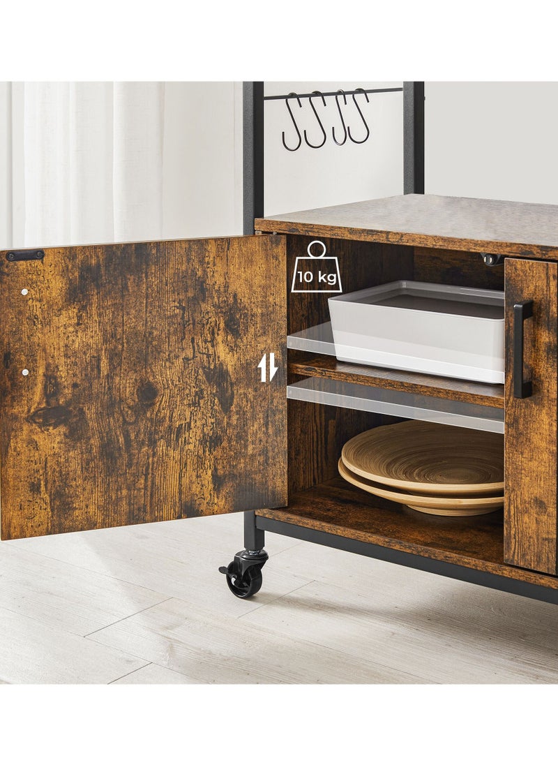 Baytonia - Baytonia Carine Simple Sideboard With Wheels - Image 1