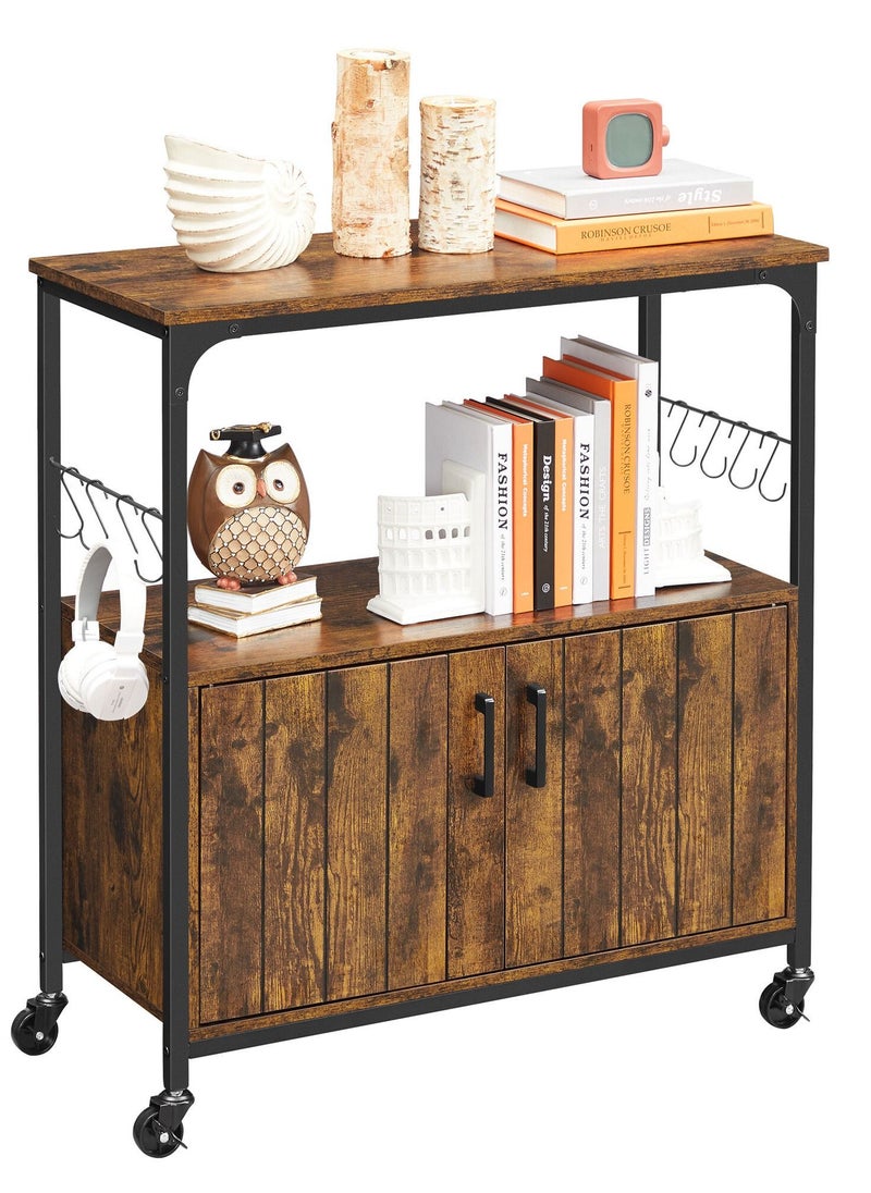 Baytonia - Baytonia Carine Simple Sideboard With Wheels - Image 1