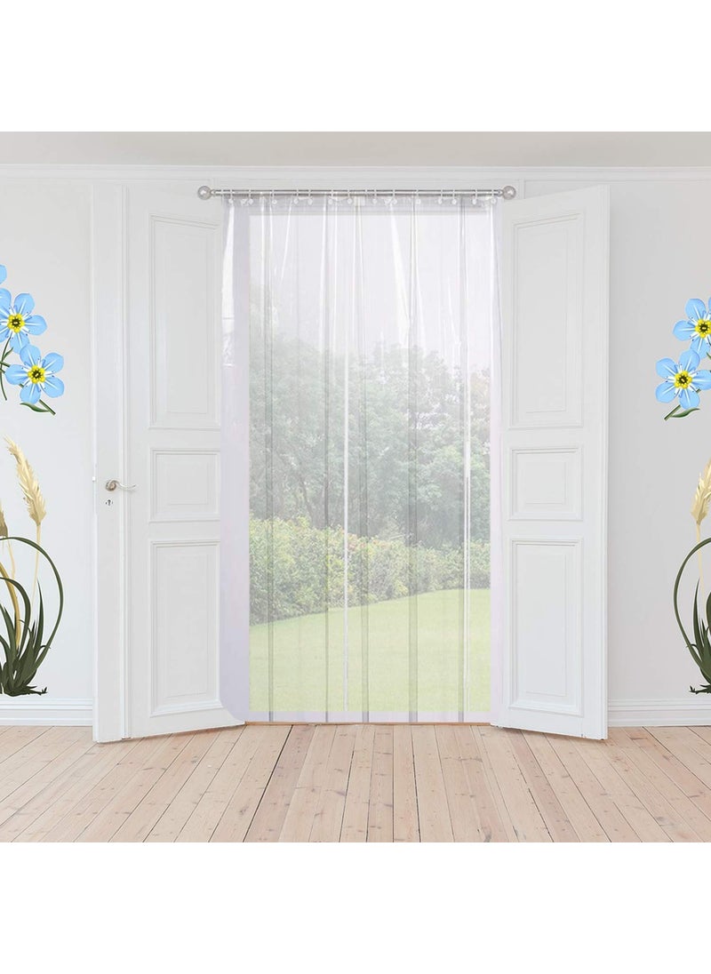 CHANDER CHANDER Plastic Classic Curtain 8 Feet Pack of 1  - Image 1