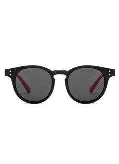 Hooper Hooper By Lenskart | Black Red Grey Full Rim Round Latest and Stylish Kids Sunglasses | Polarized and 100% UV Protected | For Boys & Girls (Age 8-12 yrs) | HP S15813L  - Image 2