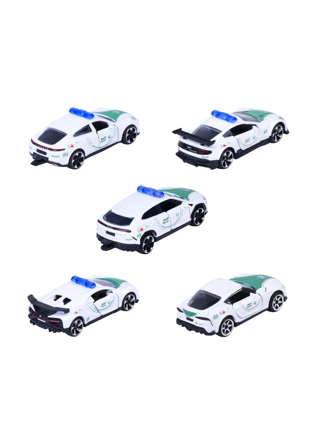 Majorette Dubai Police 5 Pack Die Cast – Gift Pack - Super Car's (1:64 Scale) – Die-Cast Toy Car for Kids & Collectors - Image 4