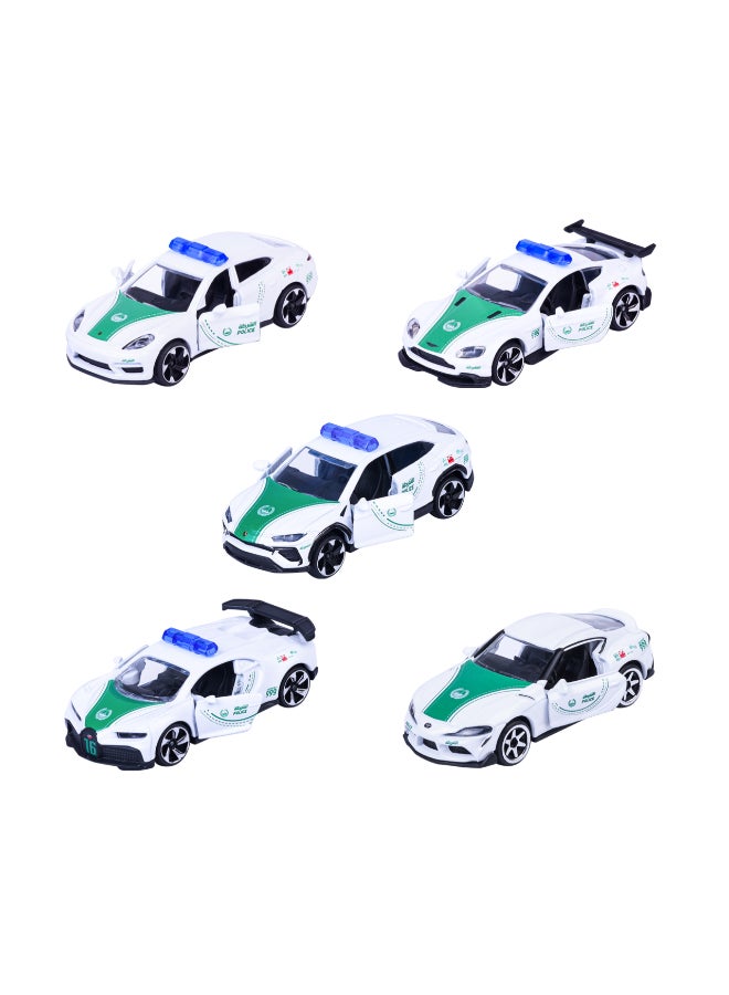 Majorette Dubai Police 5 Pack Die Cast – Gift Pack - Super Car's (1:64 Scale) – Die-Cast Toy Car for Kids & Collectors - Image 3