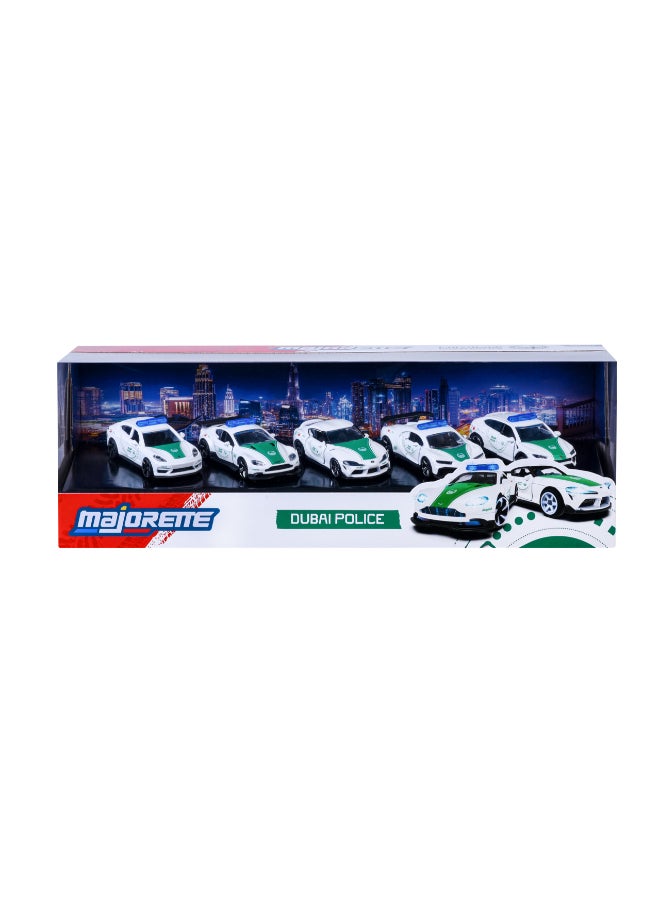 Majorette Dubai Police 5 Pack Die Cast – Gift Pack - Super Car's (1:64 Scale) – Die-Cast Toy Car for Kids & Collectors - Image 2