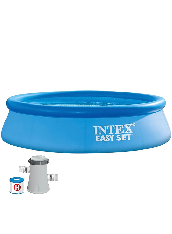 INTEX Easy Set Swimming Pool With Filter Pump 305 Cm X 76 Cm Size - Image 1