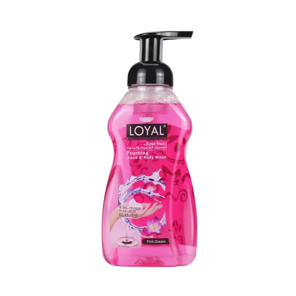 Loyal Foaming Liquid Hand and Body Wash With Pink Dream Fragrance- 500ml