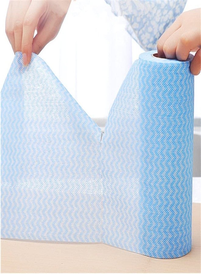 Embuer Reusable Roti Wrap - 12 Pcs (Blue) and Kitchen Cleaning Roll - 80 Pulls | Eco-Friendly, Reusable and Washable Roti Wrap and Kitchen Cleaning Rolls, Keep Food Fresh, Odourless, Hygienic - Image 5