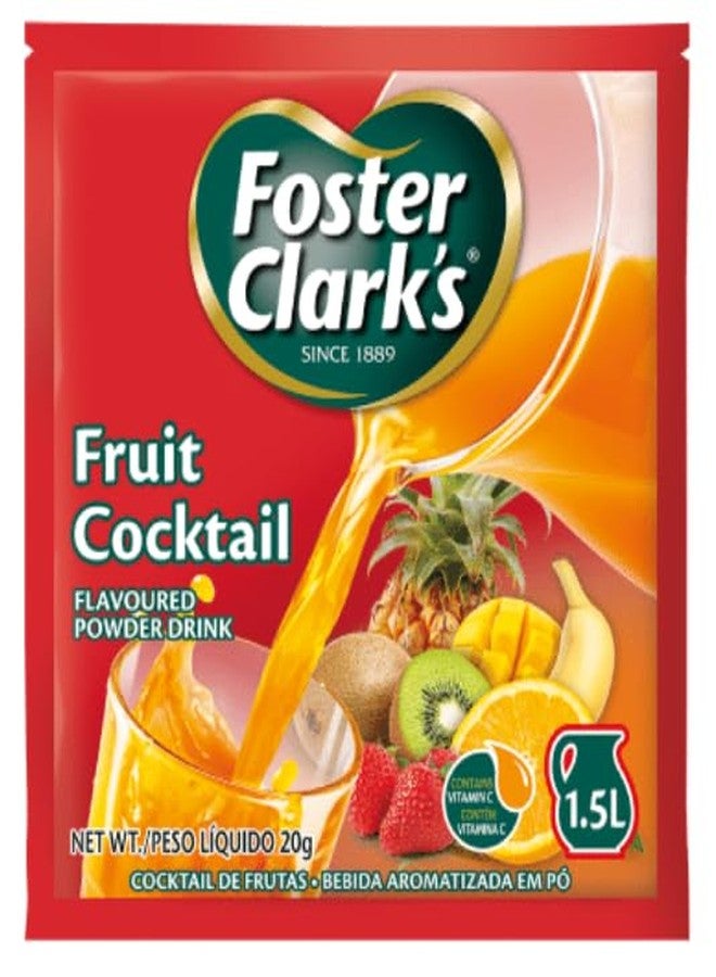 SFU E Com Foster Clark Fruit Cocktail Flavored Powder Drink 20g Packet - Makes 1.5L (4 x 20g) | Imported Drink Mixes | Rich Beverage Mix for Instant Refreshment - Image 4