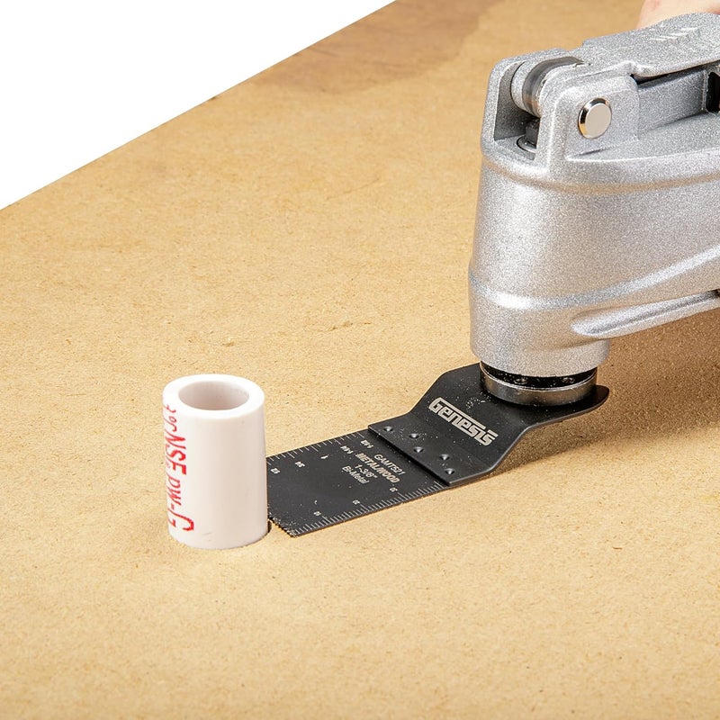 GENESIS Oscillating Tool 3.5 Amp Oscillating Multi Tool with 3.7° Oscillation Angle, 6 Variable-Speeds with 16-Piece Accessory Set, Storage Box, Carrying Bag, and 2 Year Warranty (GMT35T) - Image 5