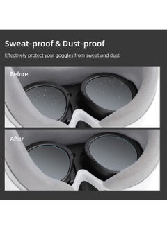 Y&D VR Headset and Glasses Protective Film Set for PICO 4, HD Anti-scratch Soft Cover Clear View Lens  - Image 4