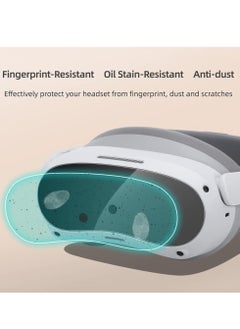 Y&D VR Headset and Glasses Protective Film Set for PICO 4, HD Anti-scratch Soft Cover Clear View Lens  - Image 2