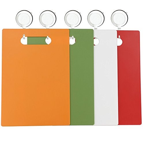 Nicesh Plastic Cutting Board Set - Thin, 11.8" x 7.8", set of 4 colord - Image 3
