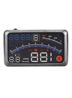 5.5 Inch Head Up Display Car Hud Speedometer Display Speed,Fuel Consumption and Water Temperature,Overspeed Alert,Fatigue Driving Alert
