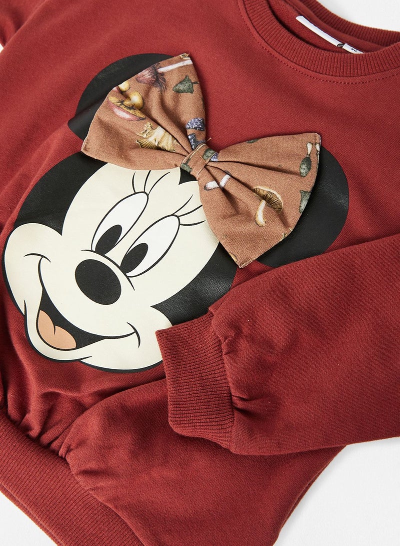 NAME IT Kids Minnie Mouse Sweatshirt  - Image 3