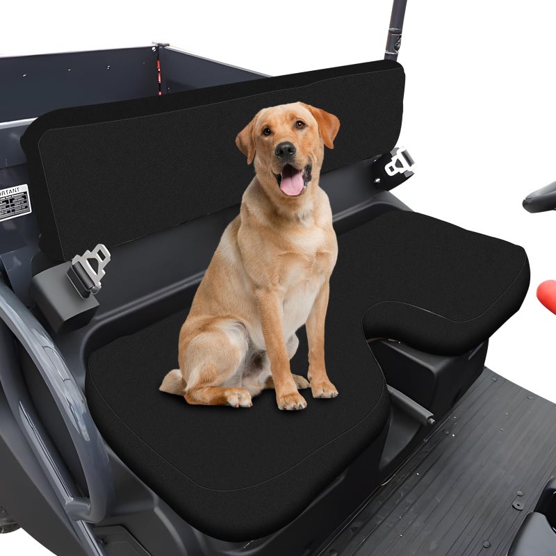 StarknightMT RTV Seat Cover Compatible with Kubota RTV 400 & RTV 500 UTV Seat Covers Waterproof Black Seat Cover - Image 1