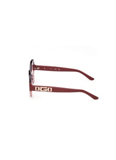 GUESS نظارة شمسية نسائية دائرية - GU7911_71Y - مقاس العدسة: 55 ملم  - Image 2